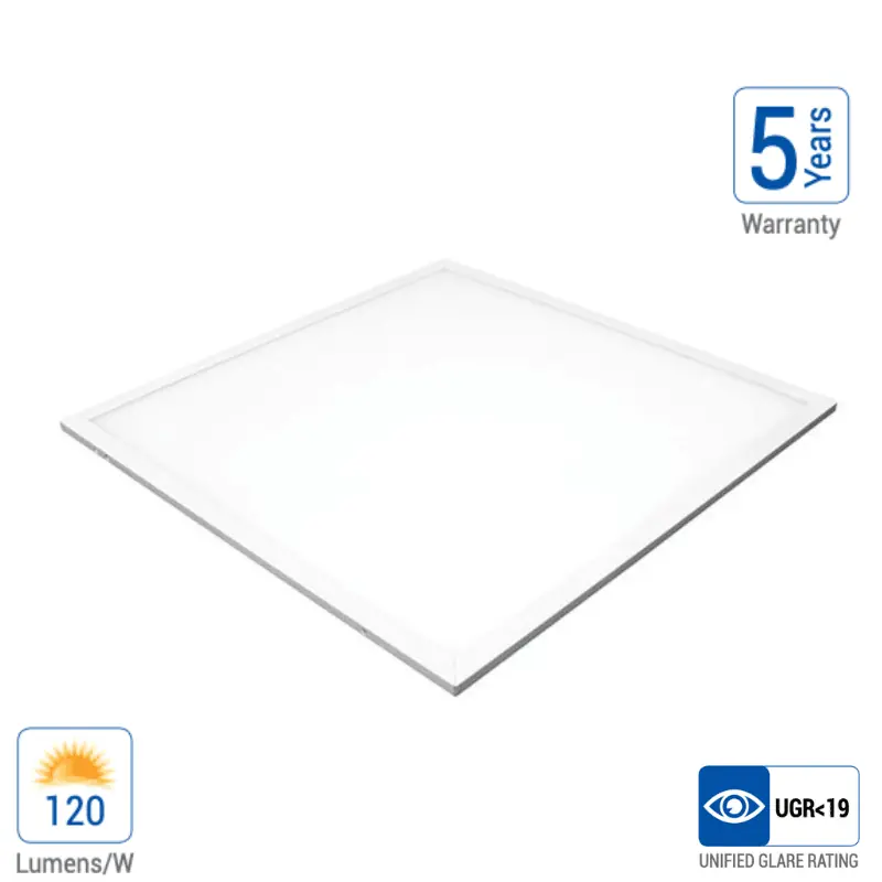 Gyors szállítás OPTONICA káprázásmentes LED panel 60×60 cm 40W 4800lm 4500K 120lm/W 5 év garanciával