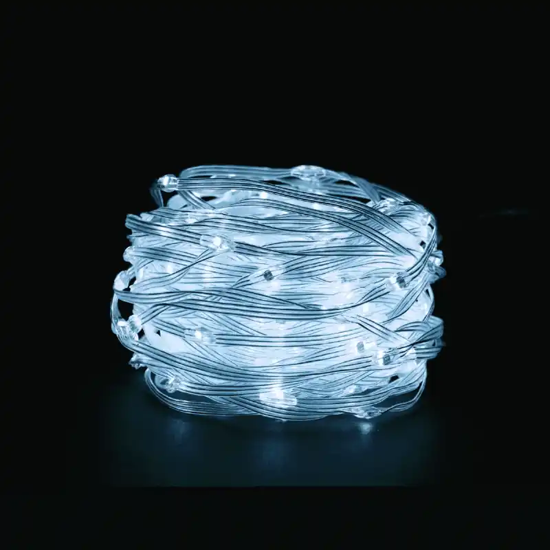 Vedd meg most Karácsonyi Füzér Kültérre 20m 200 PVC Bevonatú Micro LED Hideg Fehér