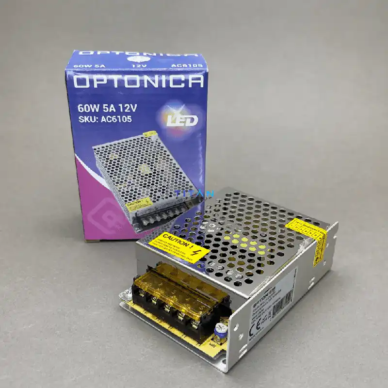 Újdonság OPTONICA LED Tápegység 12V 60W 5A AC6105