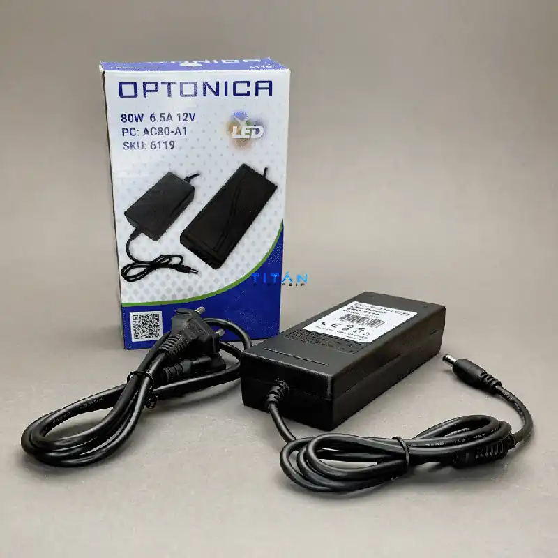 OPTONICA Tápegység LED Szalaghoz 80W 6.5A 12V AC6119 Biztonságos vásárlás