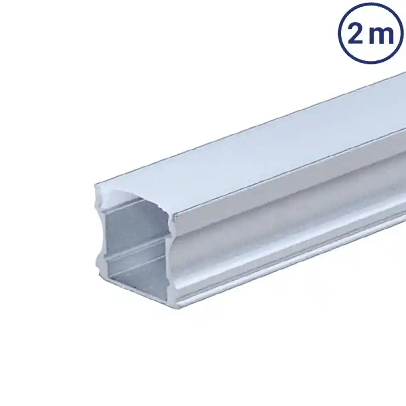 Kihagyhatatlan ajánlat Magasított alumínium profil 17x14mm opál burával 2m OT5175