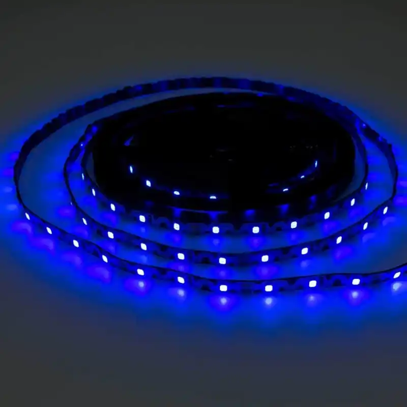 Árengedmény Zig-Zag hajlítható LED szalag beltérre, 60 LED/m 7,2W/m 12V KÉK MO4544
