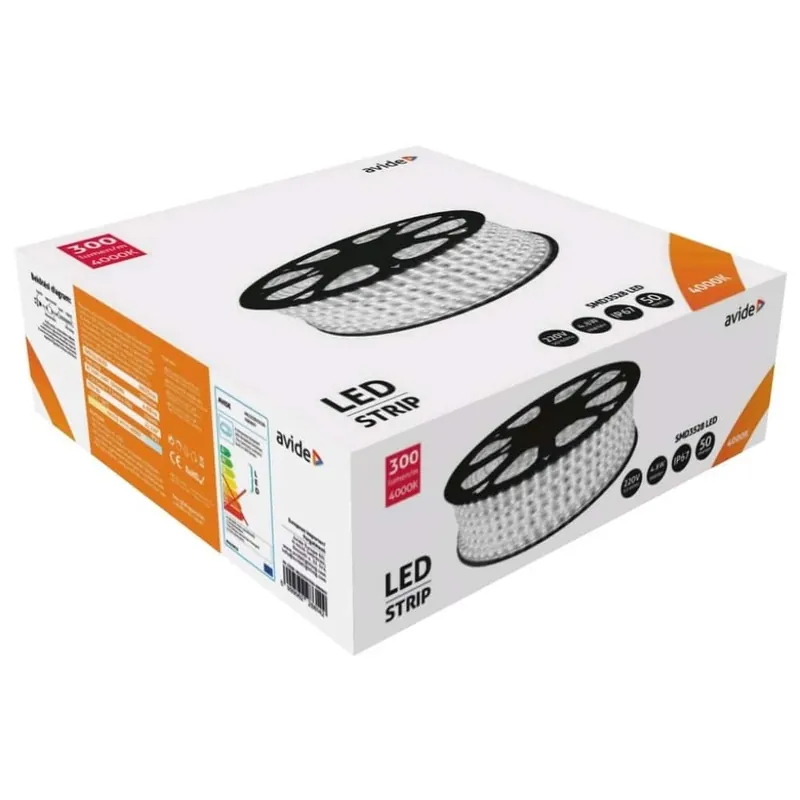 220V LED Szalag Kültéri 4,8 W/m Természetes fehér Szuper ajánlat