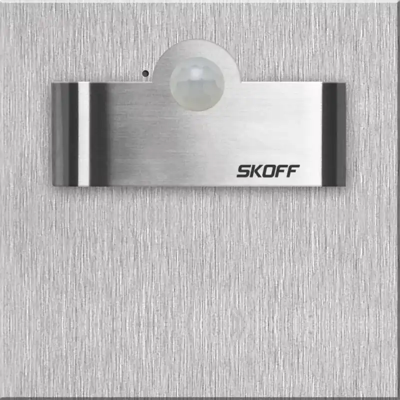 Vásárlói kedvenc Skoff TANGO SHORT PIR 120º MK-TAN-K-W-1-ML-ML-01 Beépíthető lépcsőházi lámpa 1x1,0W/LED 6500K IP20