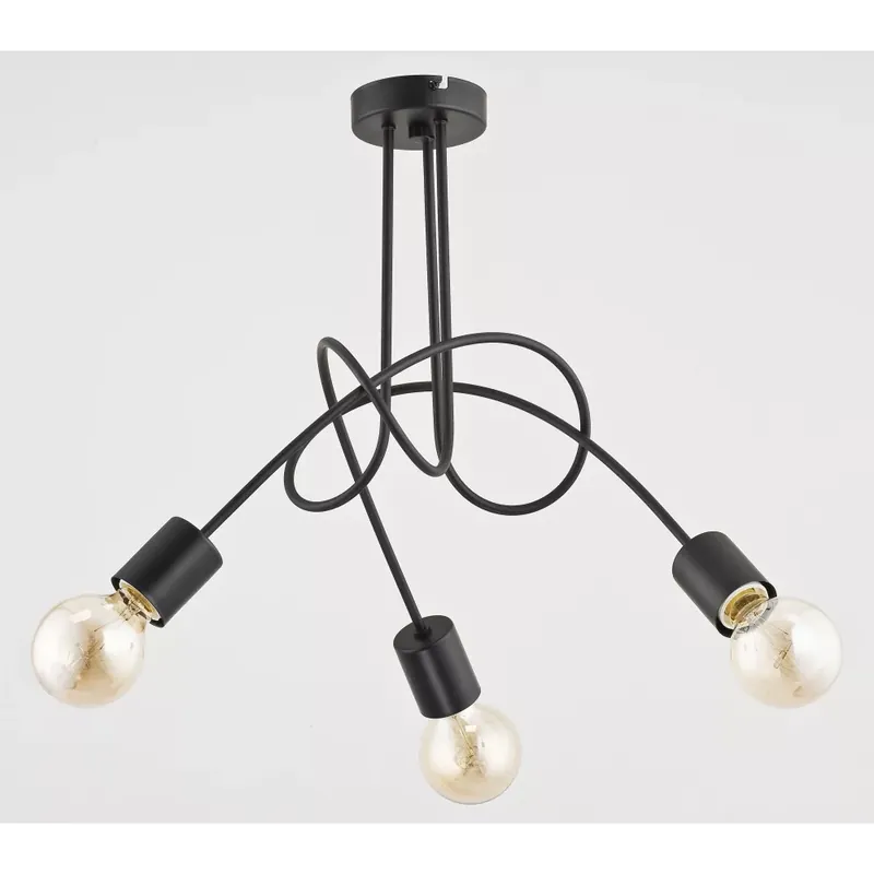 Alfa TANGO BLACK 23173 Plafonlámpa 3x60W/E27 Népszerű