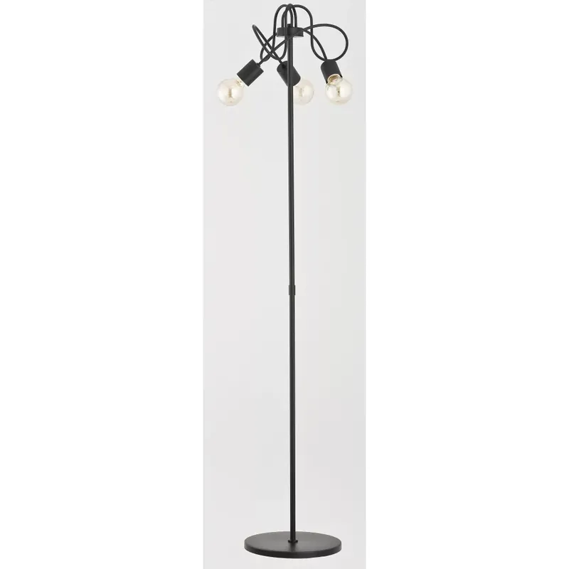 Akciós ár Alfa TANGO BLACK 23179 Állólámpa 3x60W/E27