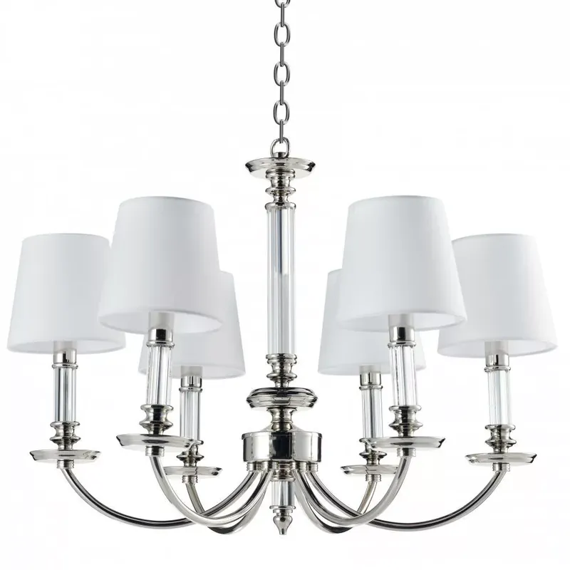 Cosmolight SIENA P06308WH NI Csillár 6x40W/E14 IP20 Végkiárusítás