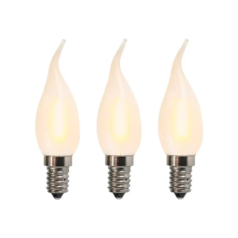 Biztonságos vásárlás 3 db E14 LED matt gyertyalámpa BXS35 1W 2200K