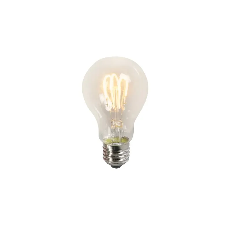 E27 LED csavart izzószálú izzó A60 átlátszó 3W 210lm 2200K Akciós ár