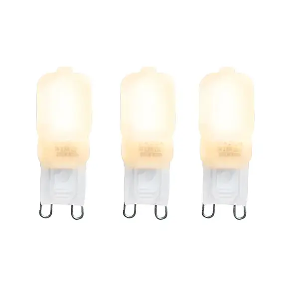 Expressz kézbesítés 3 db-os G9 LED izzó készlet CUTE PC 2W 200lm 2700K