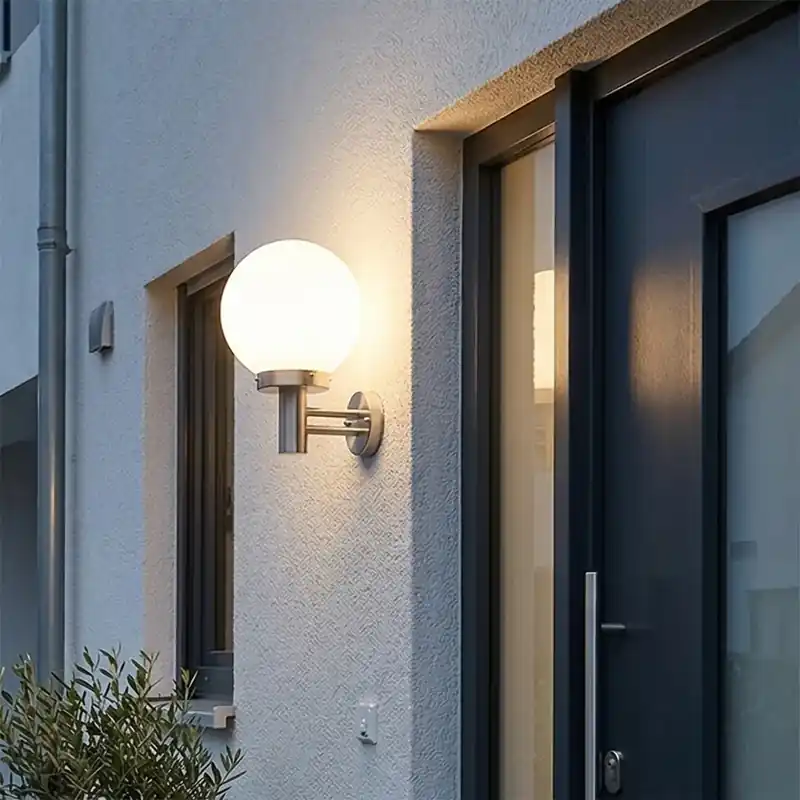 Vedd meg most Modern kültéri fali lámpa acél rozsdamentes acél IP44 - Sfera