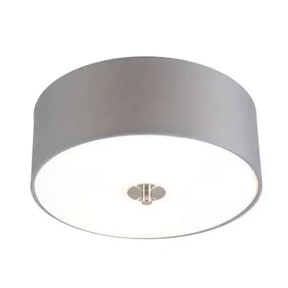 Szuper akció Rusztikus mennyezeti lámpa szürke 30 cm - Drum