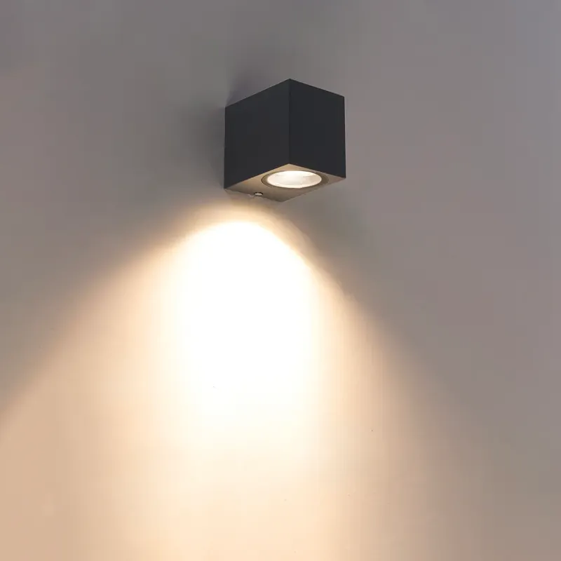 Modern fali lámpa sötétszürke IP44 - Baleno Expressz kézbesítés
