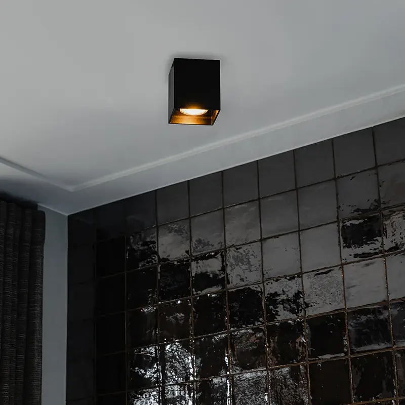 Szuper akció Modern spotlámpa fekete - Qubo