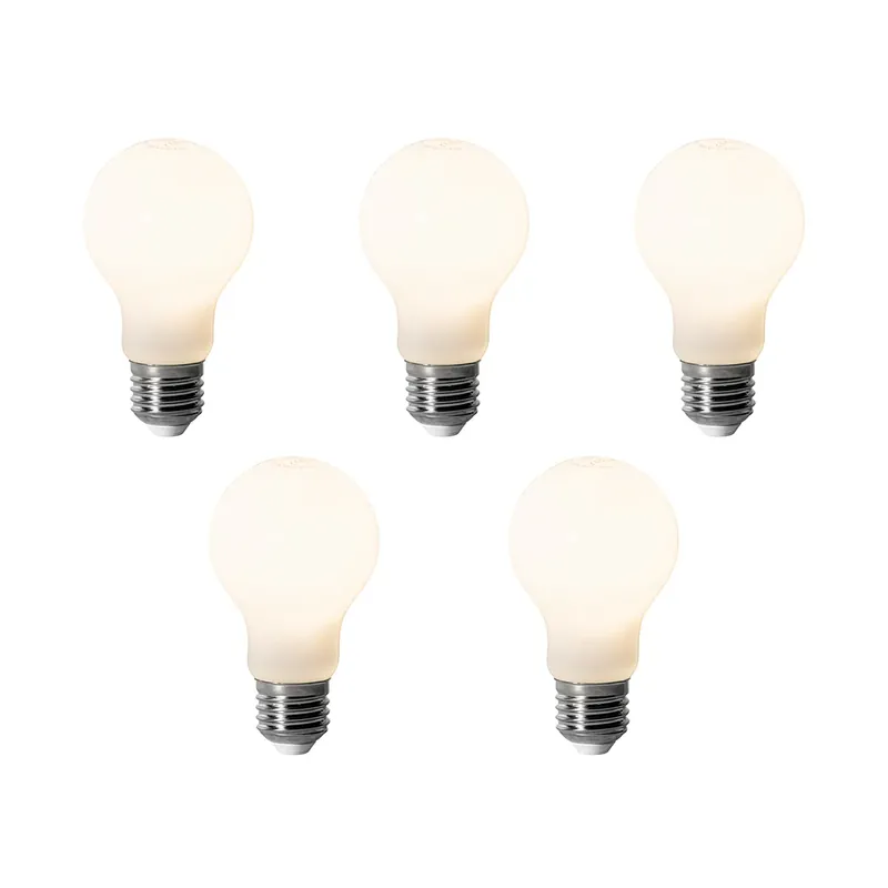 5 darabos E27 dimmelhető LED izzó készlet A60 Opál 7W 806 lm 3000K Vedd meg online