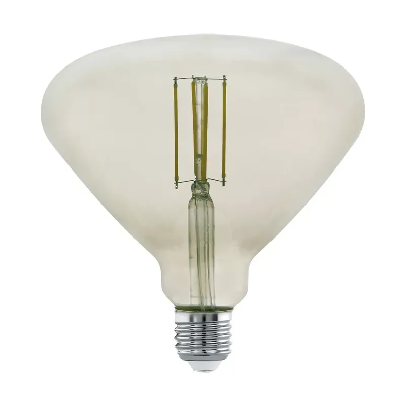 11841 EGLO E27-LED-BR150 360 lm 3000 K fekete-áttetsző Mid Size fényforrás Kedvezmény