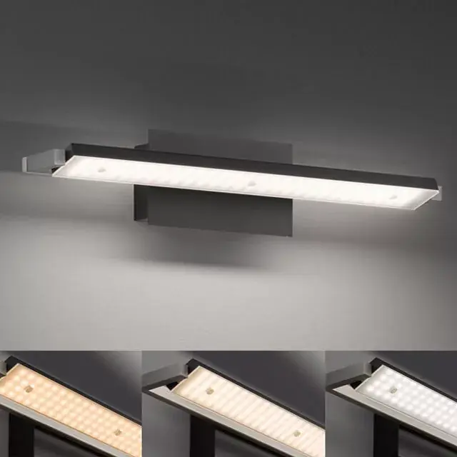 Vedd meg most CCT LED tükörmegvilágító ámpa, Pare TW , 1x LED 20W , homok fekete, 30279
