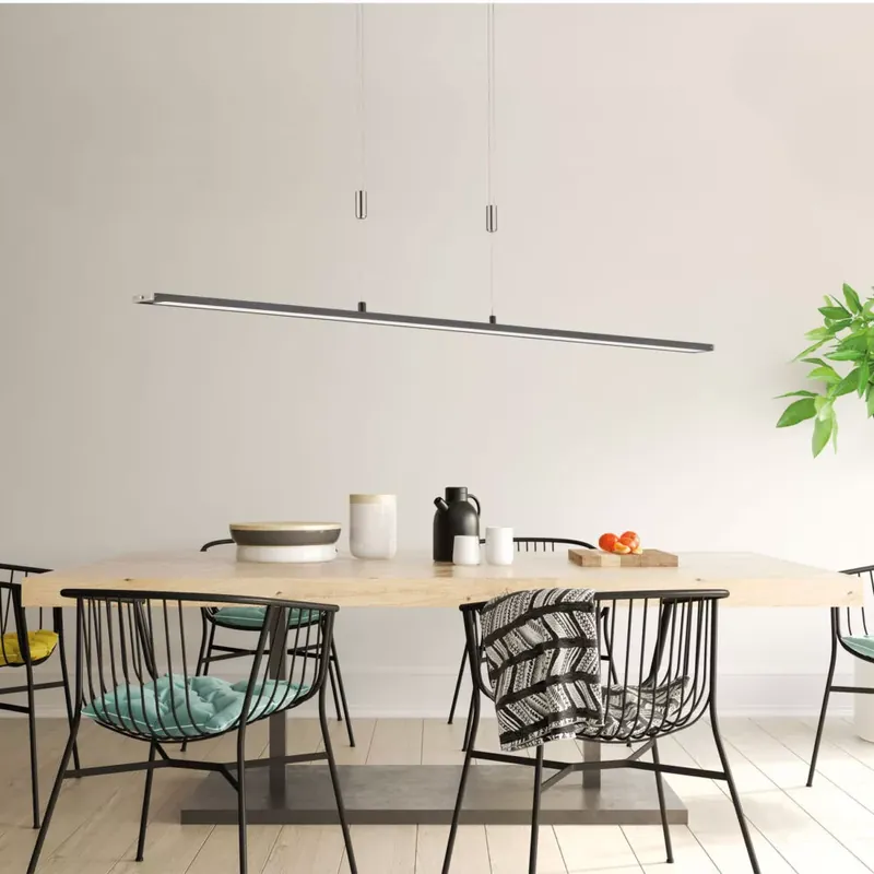 Gyors kiszállítás CCT LED Függőlámpa, Metz TW , 1x LED 32W , homok fekete, 60016