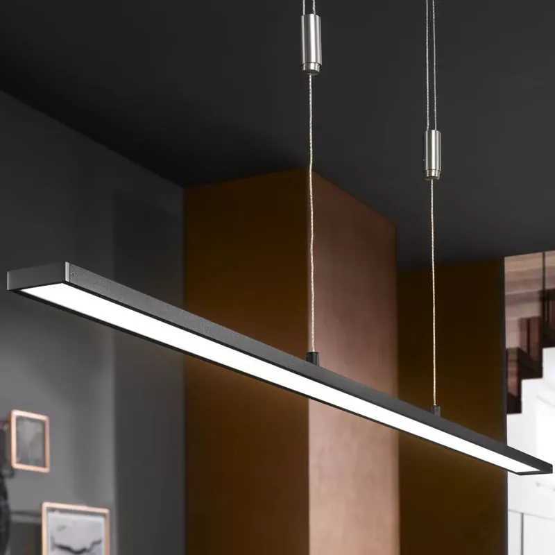 Outlet CCT LED Függőlámpa, Metz TW , 1x LED 29W , homok fekete, 60015