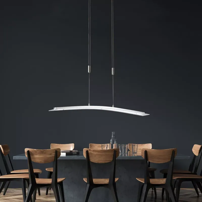 Expressz szállítás CCT LED Függőlámpa, Metis , 1x LED 21W , nikkel, 60162
