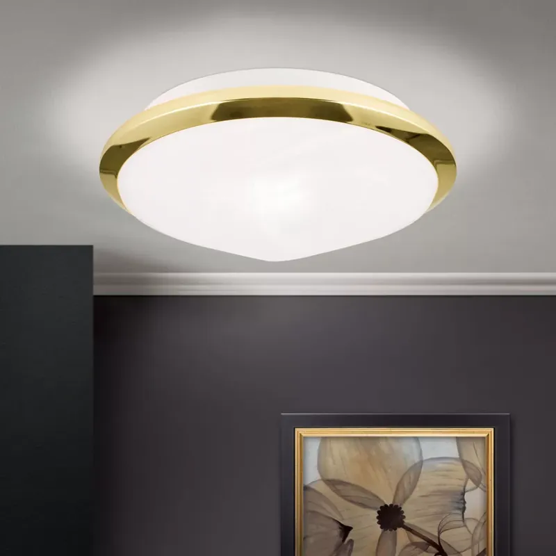 Szezonális akció RIMA modern mennyezeti lámpa, réz, 26cm