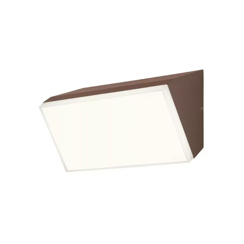 Prémium JAPO kültéri LED fali lámpa sötétbarna IP54 12W/3000K, 18x10 cm