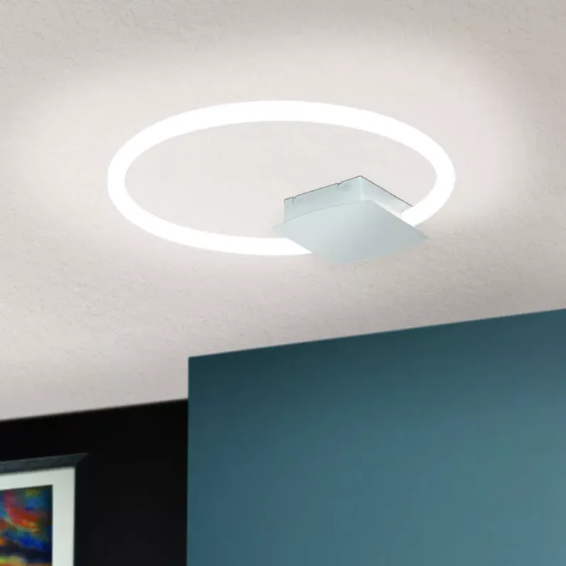 Akciós ár KARLSSON modern LED mennyezeti lámpa,42 cm, króm