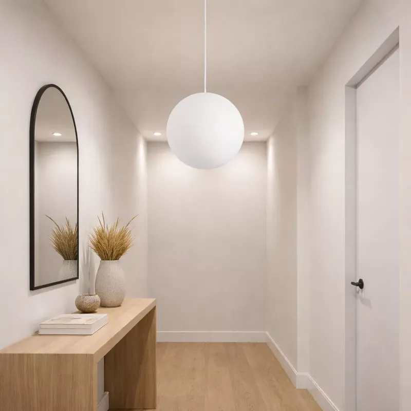 CARTA Modern függőlámpa, fehér, matt fehér 30 cm Akció