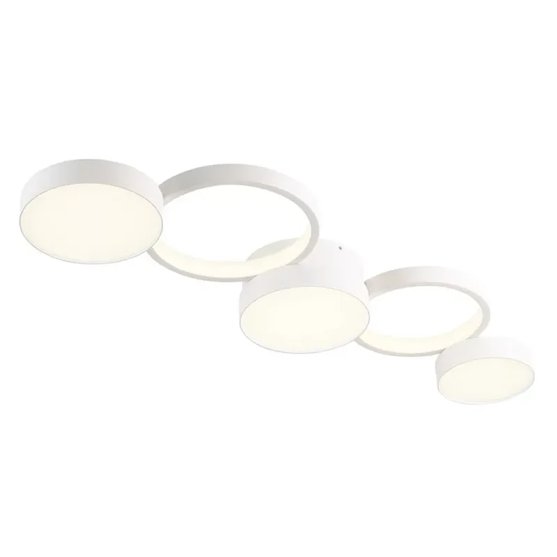CRONOS modern LED mennyezeti lámpa, ötös, matt fehér Korlátozott ajánlat
