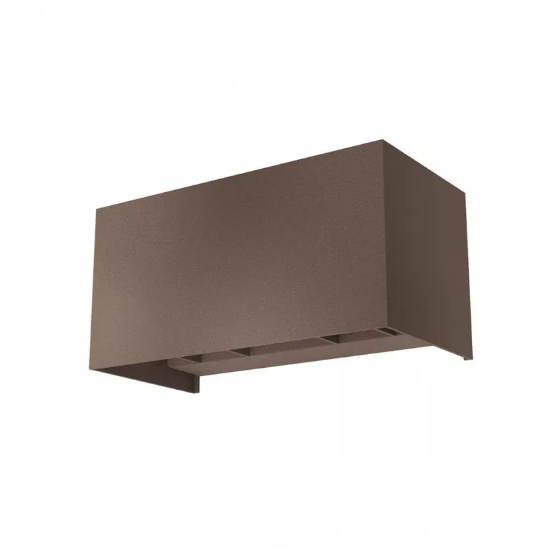 Alacsony ár LED kültéri falilámpa, VARY, 4x5W, sötétbarna