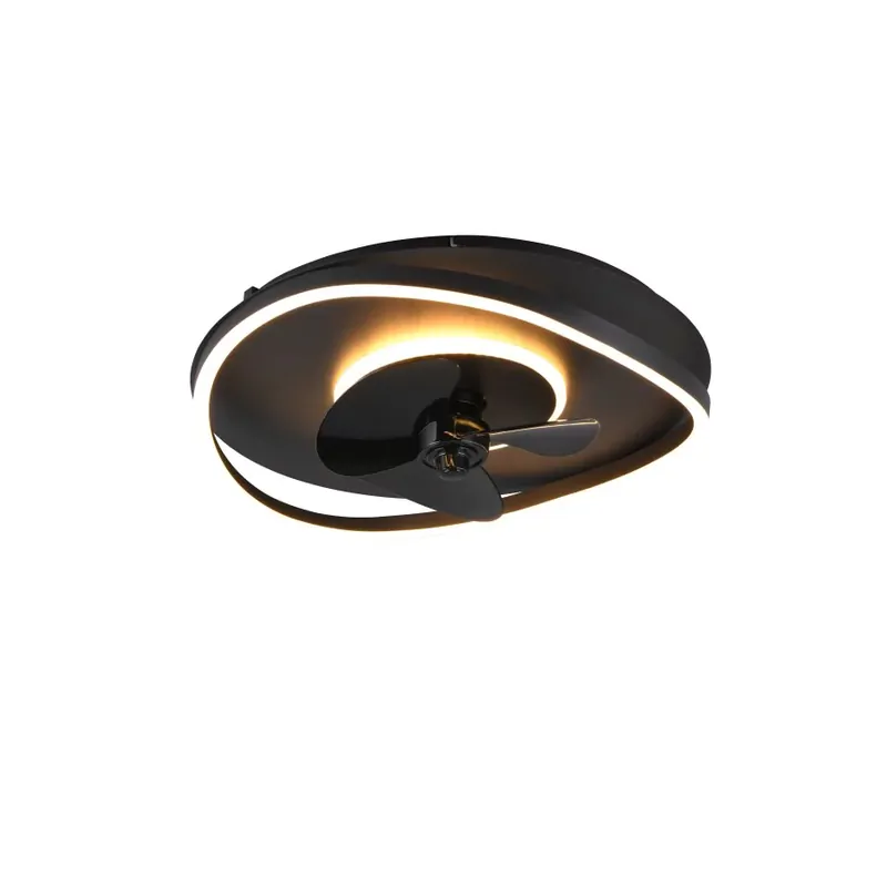 Biztonságos fizetés Trio R67393132 SORTLAND ventilátoros LED lámpa