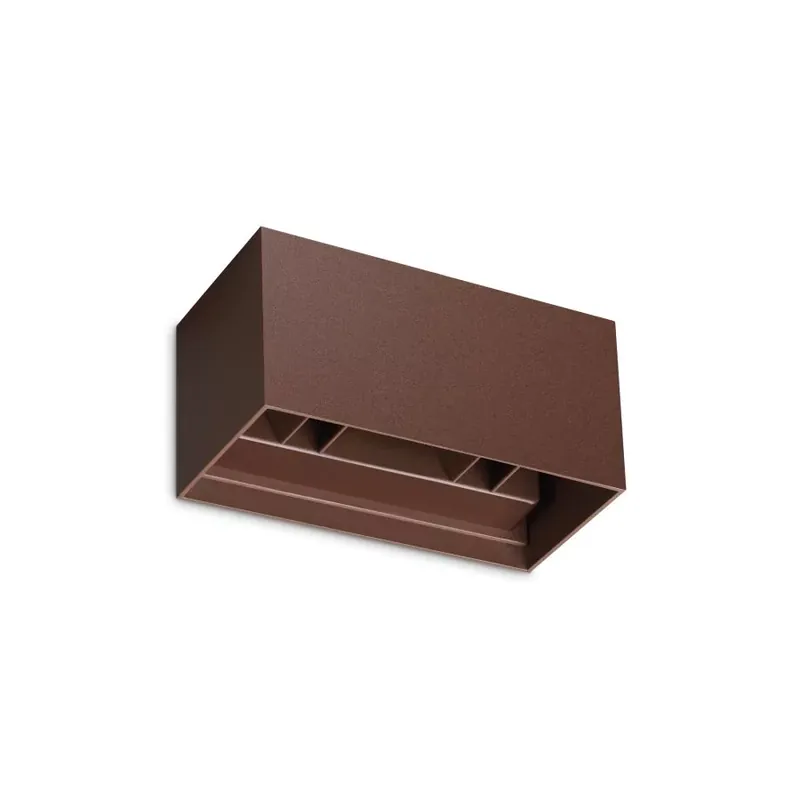 Végkiárusítás IdealLux 328669 ATOM AP D20 COFFEE LED kültéri falikar