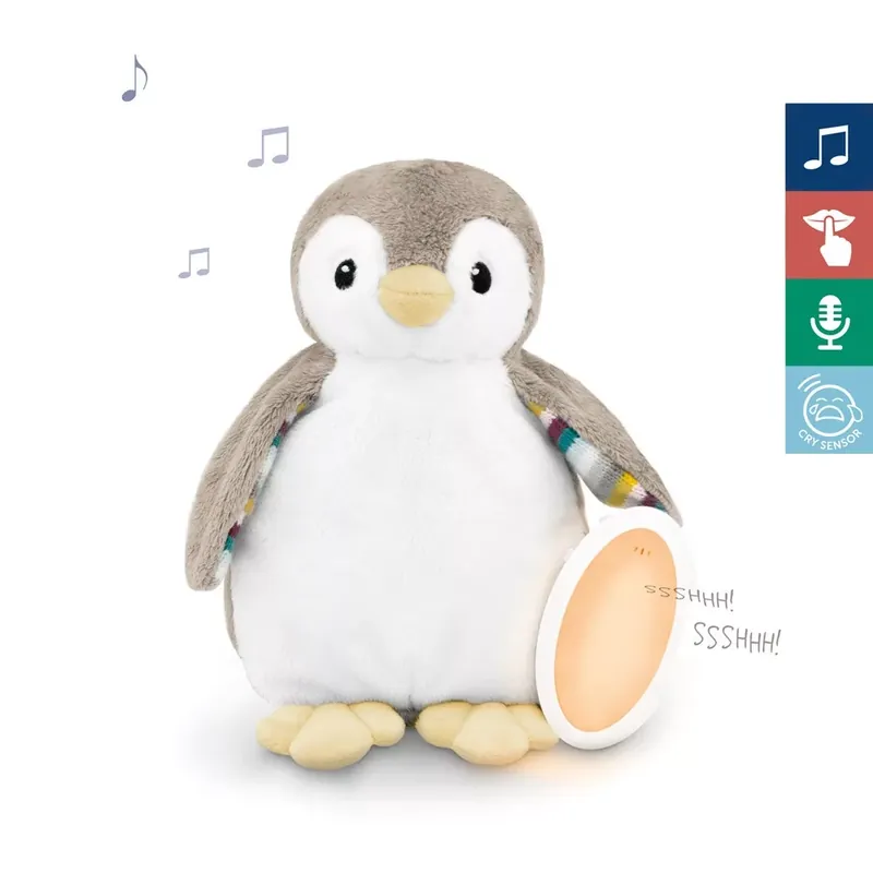 Vásárlói kedvenc Phoebe plüss pinvin babanyugtató ZAZU ZA-PHOEB-01