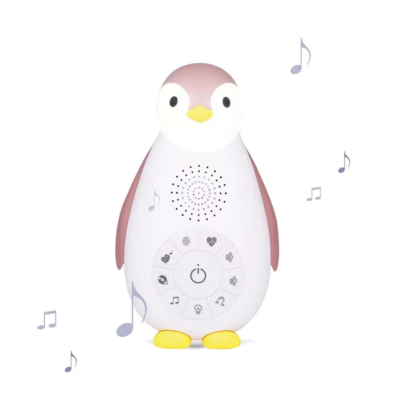 Zoe rózsaszín pingvin vezeték nélküli music box és éjszakai fény Zazu ZA-ZOE-03 Végkiárusítás