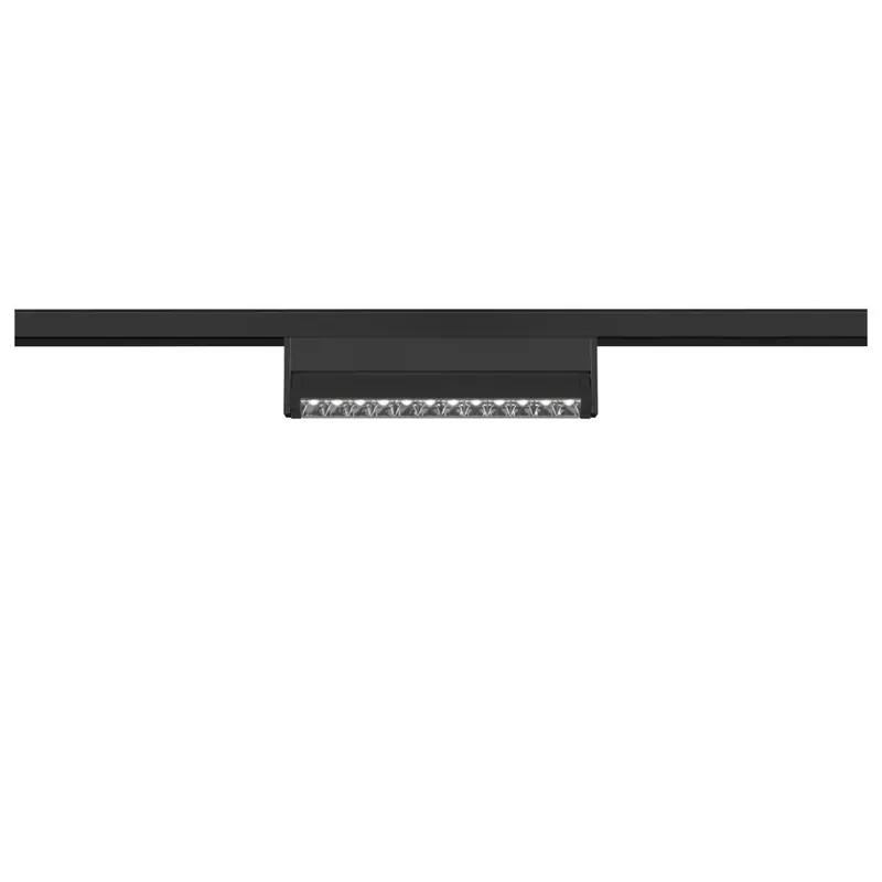 48V SYSTEM IN-LINE 24 fekete 7.3W 650lm 4000K CRI90 35° darklight billenthető led reflektor 48V-os alacsony feszültségű sínhez Legkelendőbb