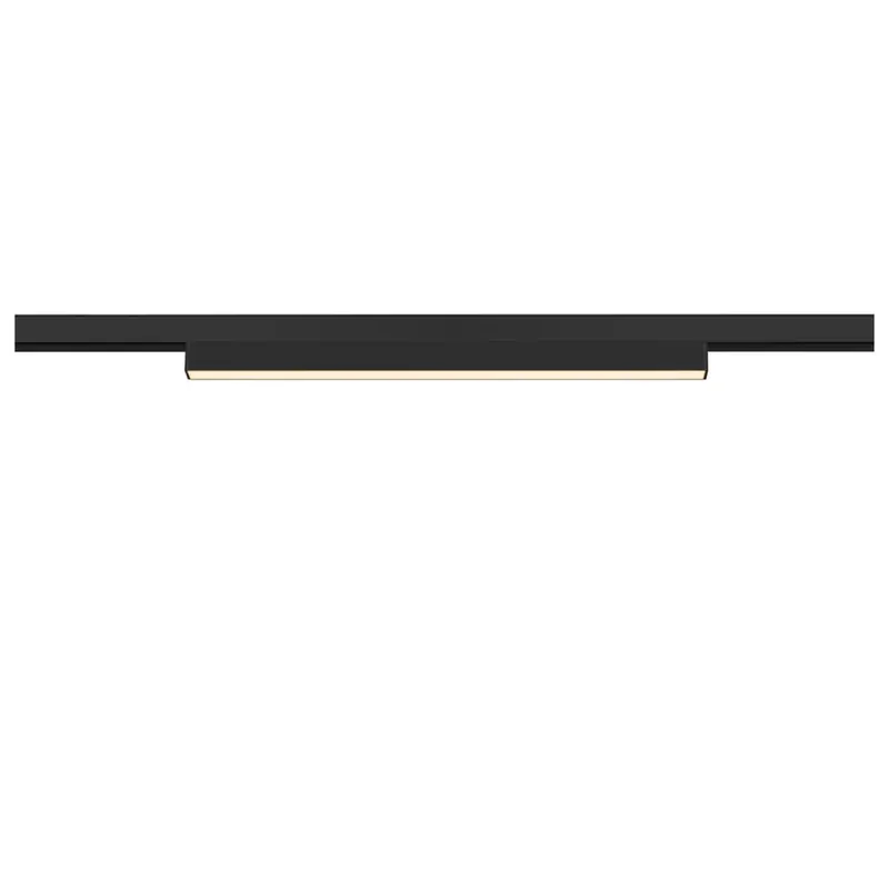 Alacsony ár 48V SYSTEM IN-LINE 44 fekete 14W 1180 lm 3000K CRI90 95° lineáris spot led lámpa 48V-os alacsony feszültségű sínhez
