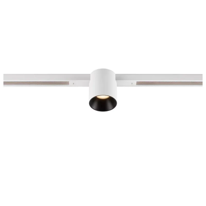 FIX-IT! 48V DALI fehér-fekete 2700K 6.6W 36° kerek LED spot lámpa 48V felületre szerelt alacsony feszültségű sínhez Azonnal elérhető