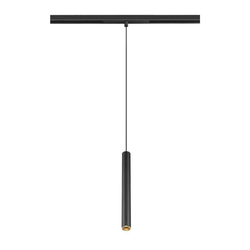GRIP! S 48V fekete-arany 2700K DALI hengeres dimmelhető függesztett LED lámpa 48V alacsony feszültségű sínhez Bestseller