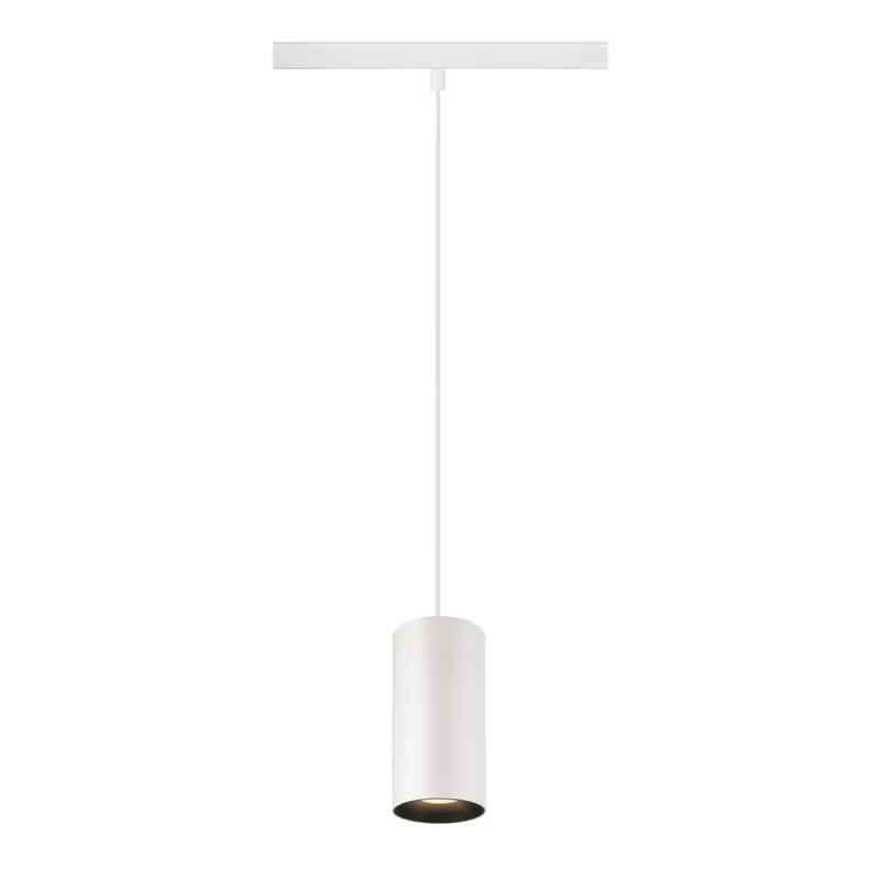 Olcsóbb NUMINOS® S 48V fehér-fekete 16W 1030lm 3000K CRI90 40° függesztett LED spot lámpa 48V-os alacsony feszültségű sínhez