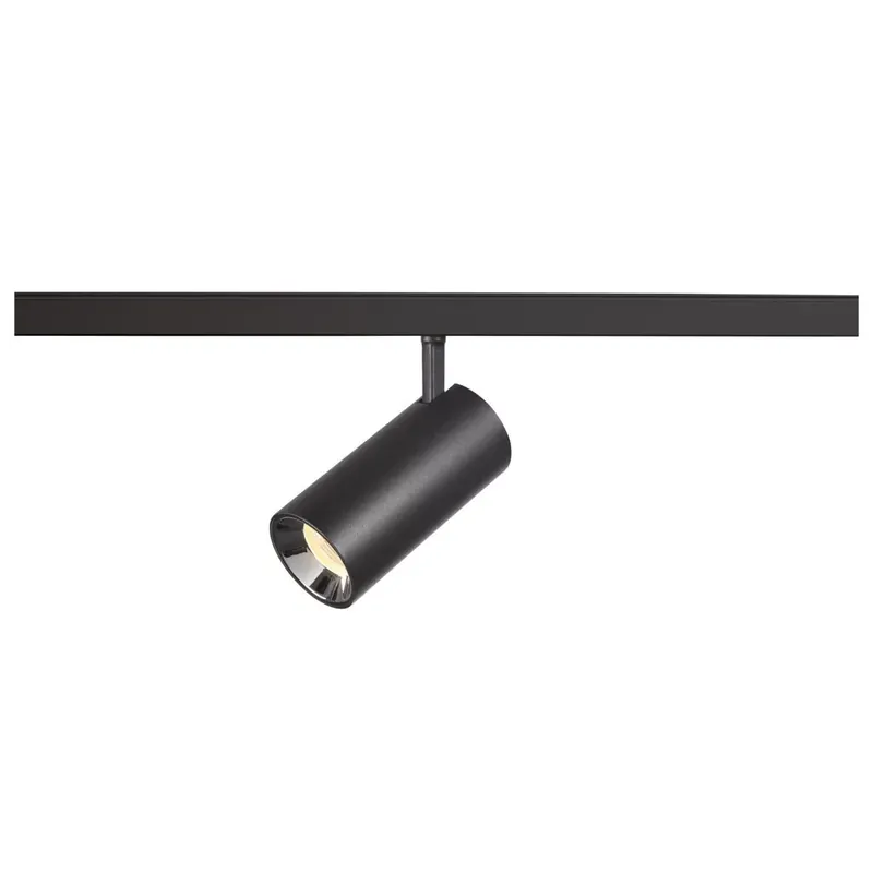 Végkiárusítás NUMINOS® S 48V fekete-króm 16W 1050lm 3000K CRI90 55° állítható LED spot lámpa 48V-os alacsony feszültségű sínhez