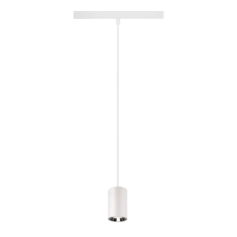 Szuper akció NUMINOS® XS 48V fehér-króm 4000K 55° 1.5m -es függesztett LED spot lámpa 48V-os alacsony feszültségű sínhez