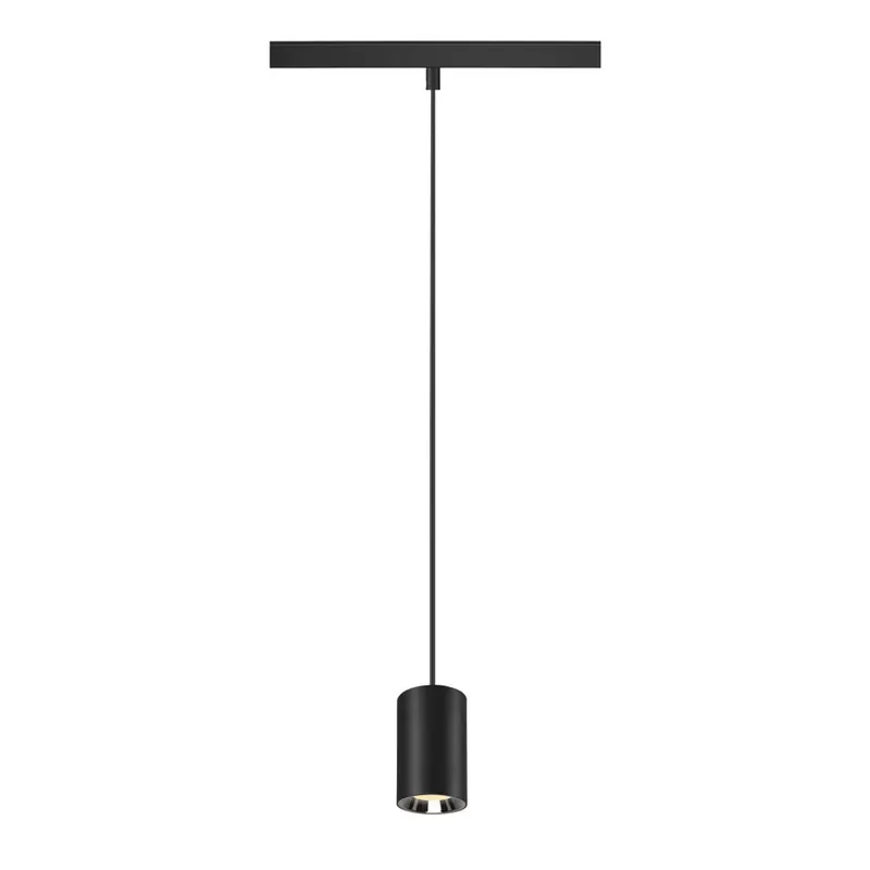 NUMINOS® XS 48V fekete-króm 8.7W 730lm 3000K CRI90 20° függesztett LED spot lámpa 48V-os alacsony feszültségű sínhez Vásárlói kedvenc