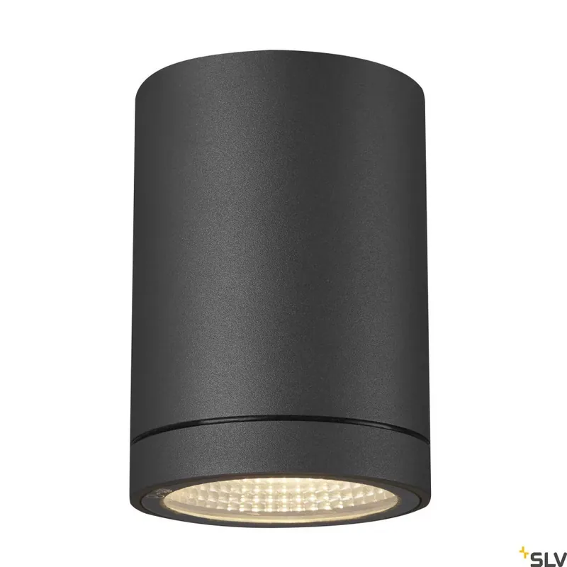 Vedd meg online ENOLA ROUND S LED antracit IP65 9W 3000/4000K kültéri mennyezeti lámpa