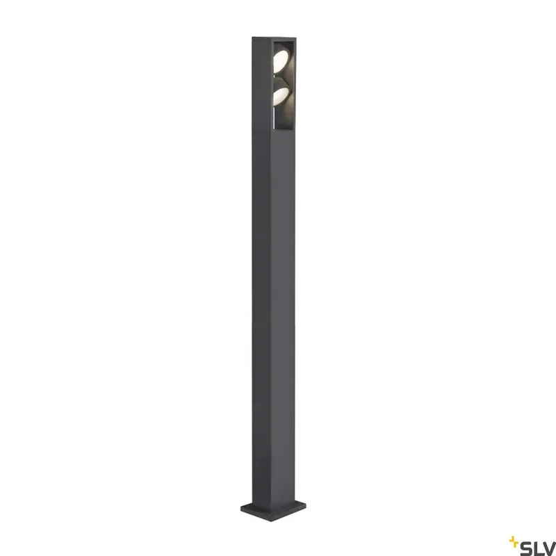 Népszerű ESKINA FRAME 175 POLE DOUBLE antracit 15W 3000/4000K 95° kültéri LED allólámpa