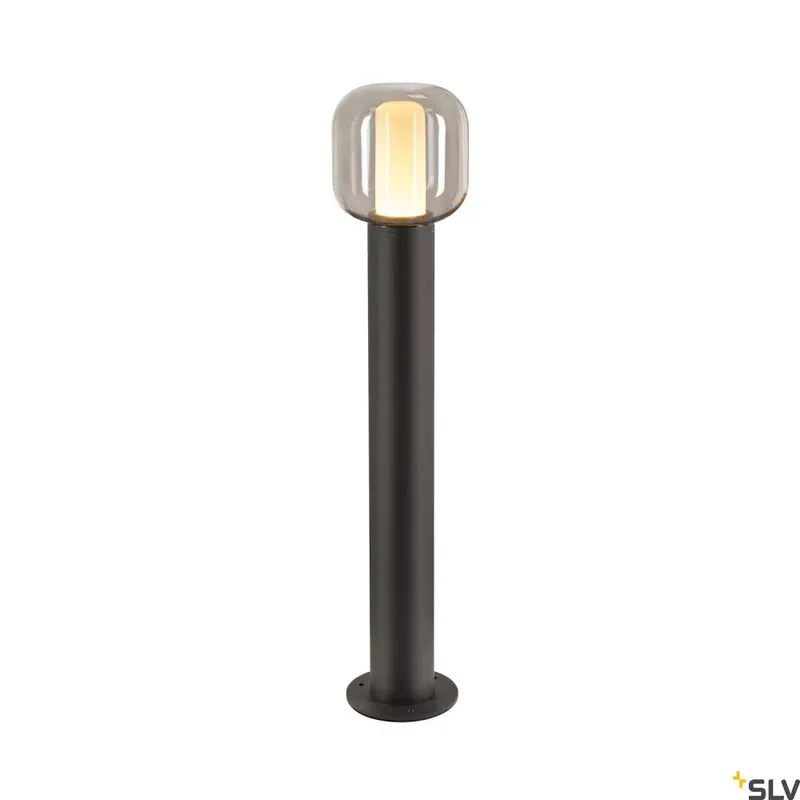 Szezonális akció OVALISK 75 FL antracit IP65 9W 3000-4000K kültéri LED allólámpa