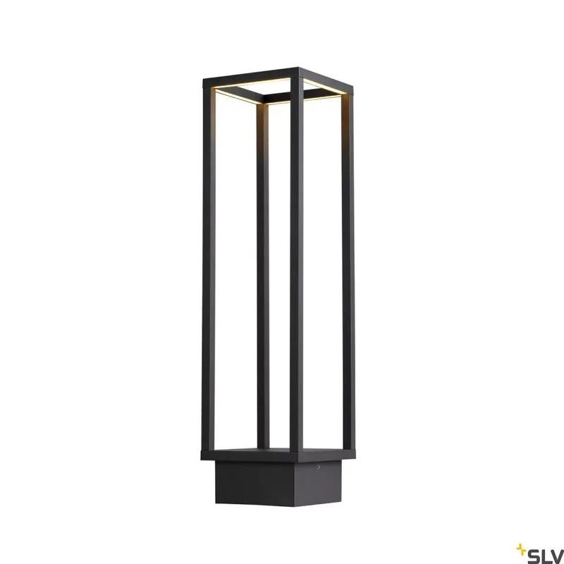 QUADRULO antracit IP55 7w 3000K kültéri LED allólámpa Expressz szállítás