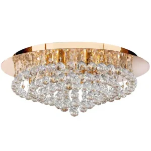 Vedd meg most Searchlight Hanna 3408-8GO kristály mennyezeti lámpa, 8x40W