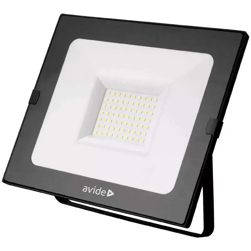 Prémium Avide ABSSFLCW-50W LED reflektor, 50W, 6400K, 3260 lm, IP65