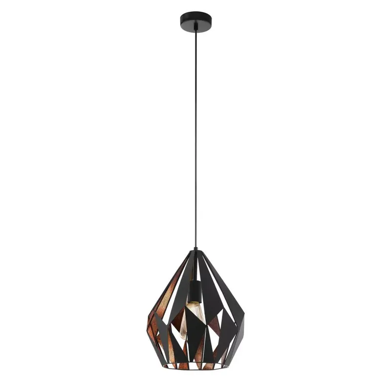 Biztonságos vásárlás Eglo Carlton 1 49254 függeszték, 1x60W E27