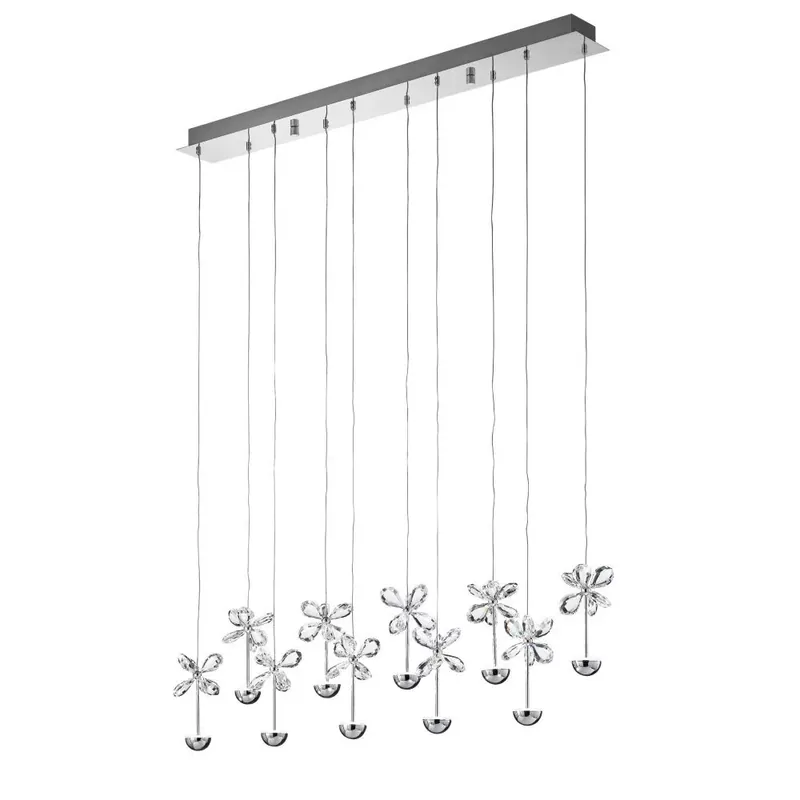 Eglo Pianopoli 93663 kristály függeszték, 10x2,5W LED, 3000K, 10x270 lm Outlet